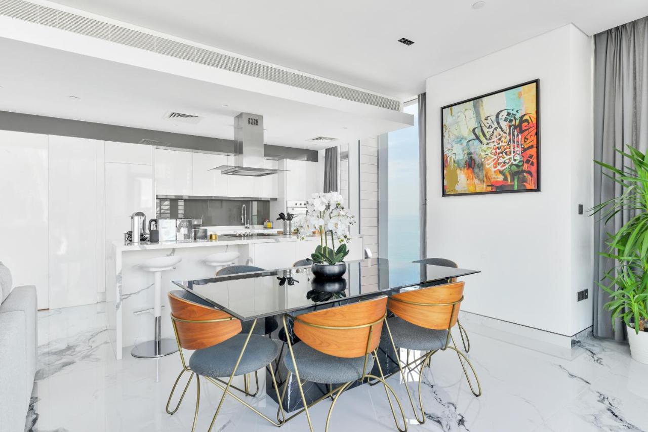 Luxurious 3 Bedroom W Maidroom In Bluewaters Island Dubai Bagian luar foto
